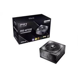 Fuente Alimentacion Asrock PRO-M750G,PSU,750W,80 Plus Gold | APLIUM