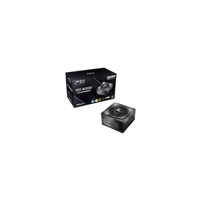 Fuente Alimentacion Asrock PRO-M1000G,PSU,1000W,80 Plus Gold | APLIUM