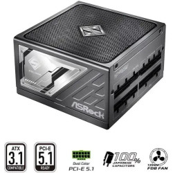 Fuente Alimentacion Asrock SL-1000P,PSU,1000W,80 Plus Platin | APLIUM