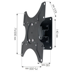 19-37" Wall Bracket For Led | APLIUM