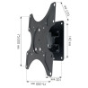 19-37" Wall Bracket For Led | APLIUM