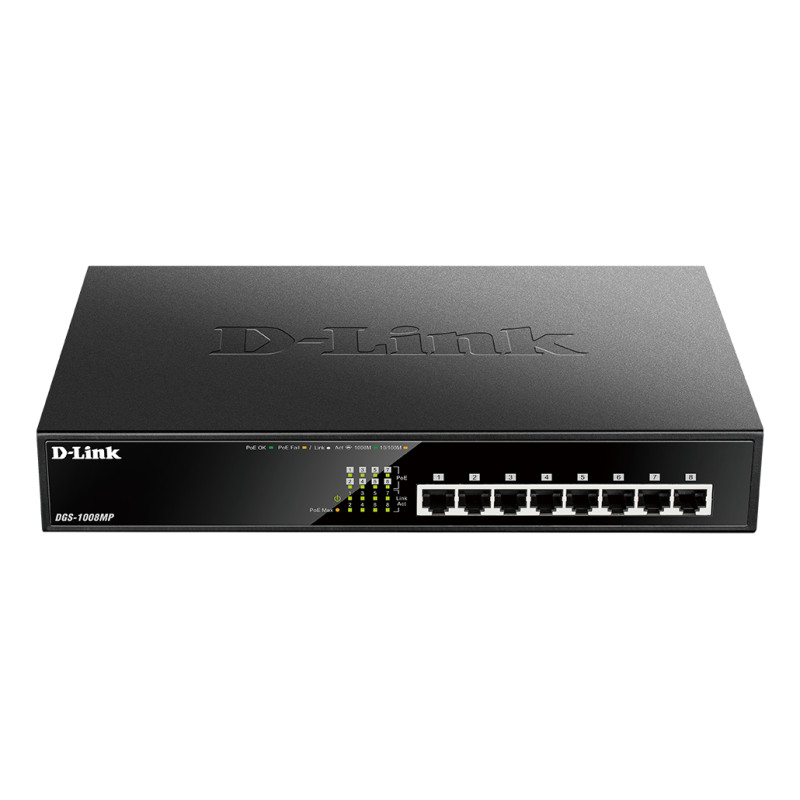 8-Port Desktop Gigabit PoE+Switch