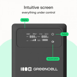 Green Cell UPSLPPC500 Sistema de Alimentación Ininterrumpida | APLIUM