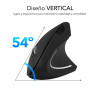 Ratón Vertical Inalámbrico Subblim Glide Vertical Ergo Dual | APLIUM