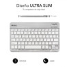 Teclado Compacto Inalámbrico Subblim Smart/ Plata | APLIUM