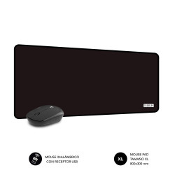 SUBMP-03HP001 - Set Ratón Inalámbrico y Alfombrilla Subblim | APLIUM