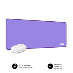SUBMP-03HP002 - Set Ratón Inalámbrico y Alfombrilla Subblim | APLIUM