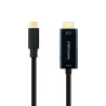 Cable Conversor Nanocable 10.15.5135/ USB Tipo-C Macho - HDM | APLIUM