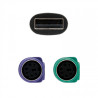 Conversor PS/2 Nanocable 10.03.0101/ 2x PS/2 Hembra - USB Ma | APLIUM