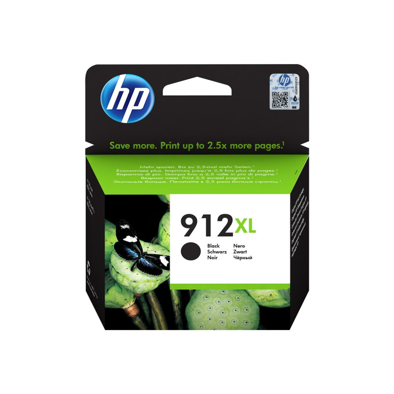 HP 912XL - 18 ml - Alto rendimiento - negro - original - car | APLIUM