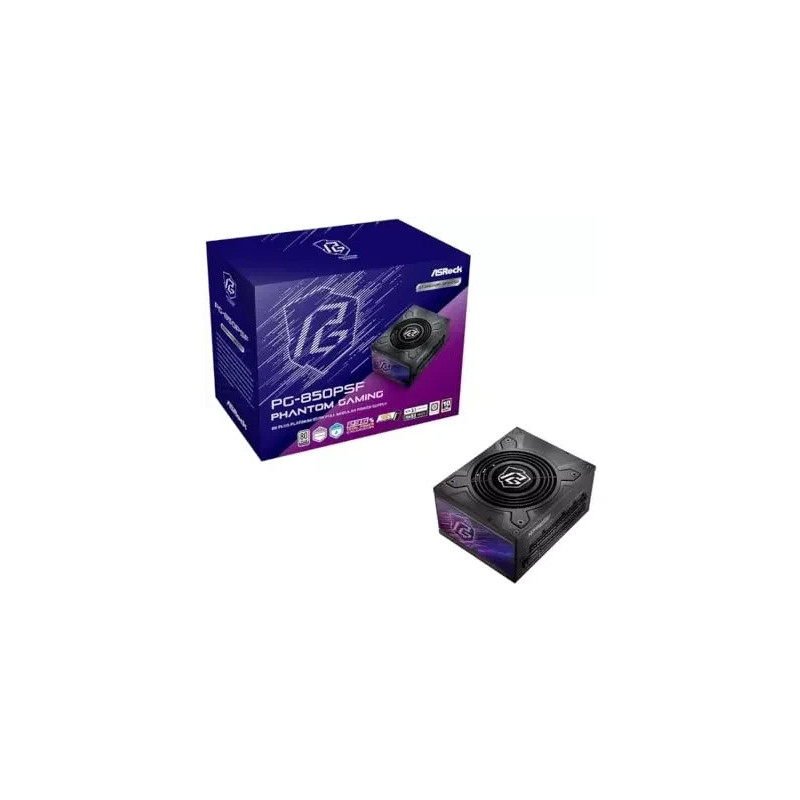 Fuente Alimentacion Asrock PG-850PSF,PSU,850W,80 Plus Platin | APLIUM
