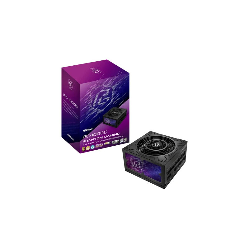 Fuente Alimentacion Asrock PG-1000PSF,PSU,1000W,80 Plus Plat | APLIUM