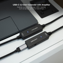 Cable Alargador USB Tipo-C 3.2 con Amplificador Nanocable 10 | APLIUM