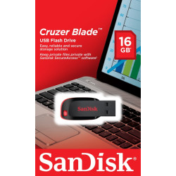 Sandisk SDCZ50-016G-B35 - USB Stick 16GB Cruzer Blade | APLIUM