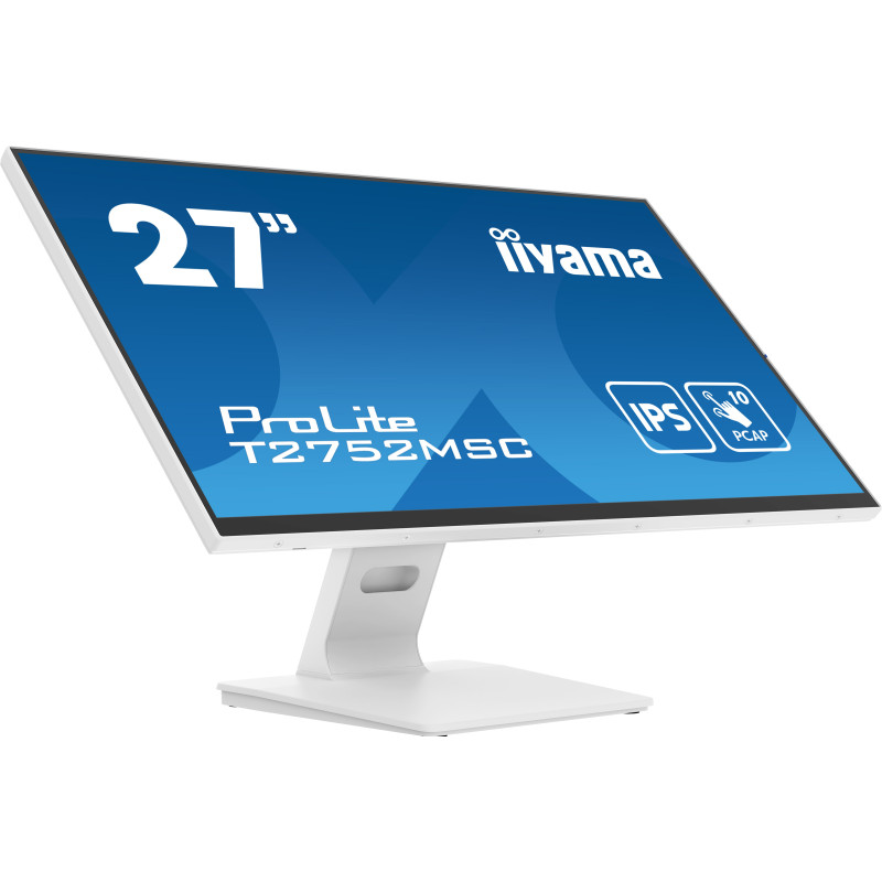 T2752MSC-W1 27" WHITE IPS Optical Bonded