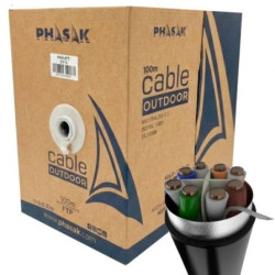 Bobina de Cable RJ45 FTP Phasak PHR 671 Cat.6/ 100m | APLIUM