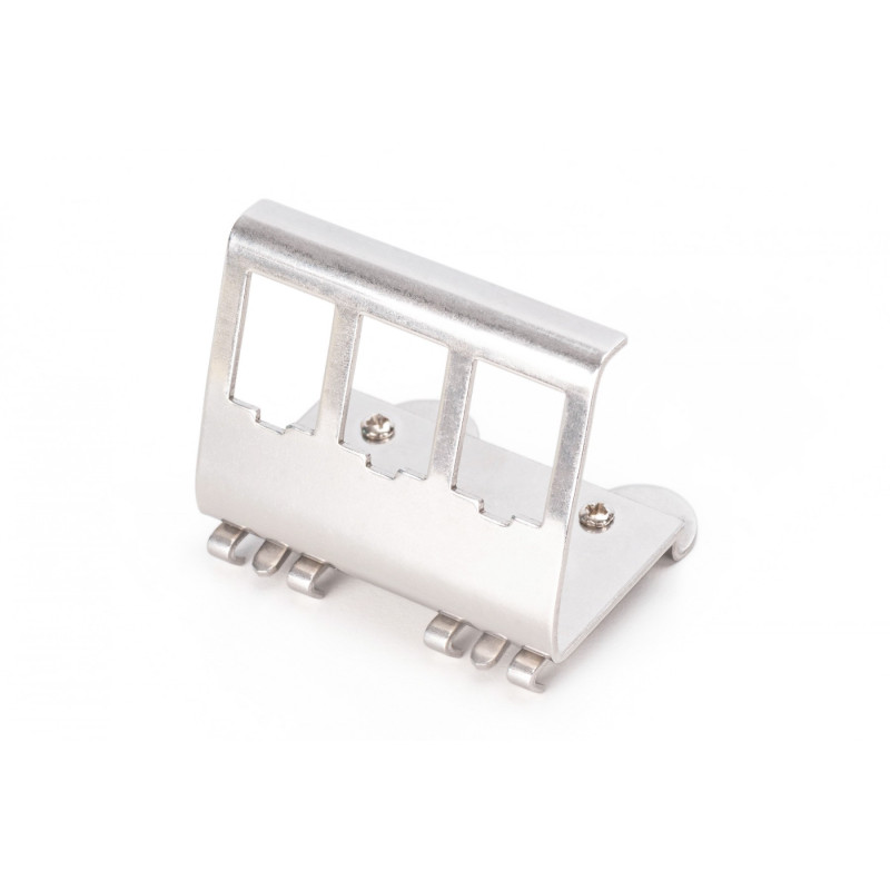 Adaptador keystone para riel DIN, perfil para 3x módulo keys | APLIUM