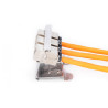 Adaptador keystone para riel DIN, perfil para 3x módulo keys | APLIUM