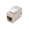 Módulo Keystone corto (enchufe) RJ45 (8P8C) cat.6A, apantall | APLIUM