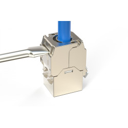Módulo Keystone corto (enchufe) RJ45 (8P8C) cat.6A, apantall | APLIUM