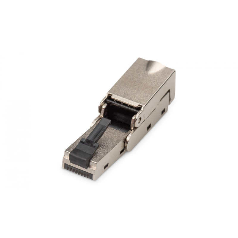 Enchufe modular articulado RJ45 cat.6A, PoE+, 10GbE, STP, me | APLIUM
