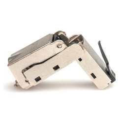 Enchufe modular articulado RJ45 cat.6A, PoE+, 10GbE, STP, me | APLIUM