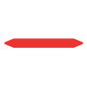 Pre-cut Pipe Marker Rolls Red / Fire 37 X 355 Mm Without Pic | APLIUM
