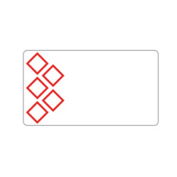 Pre-cut And Pre-printed Ghs / Clp Rolls Pictogram + Text 55X | APLIUM