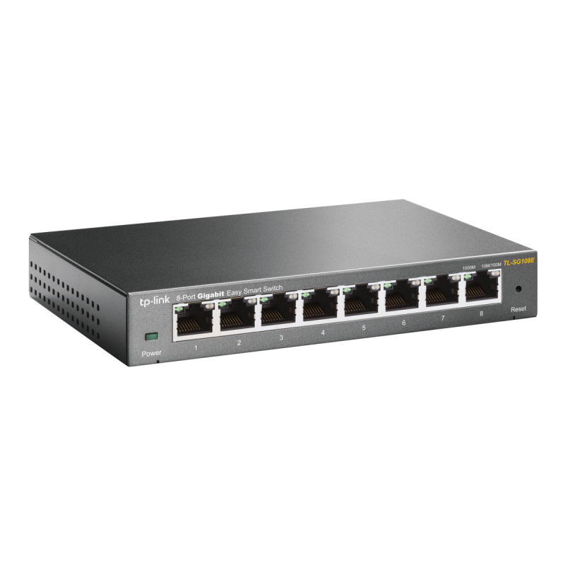 Switch TP-Link Easy Smart TL-SG108E 8 Puertos/ RJ-45 10/100/ | APLIUM