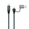 Cable USB 3.2 Tipo-C Nanocable 10.01.4113-COMB/ USB Tipo-C M | APLIUM