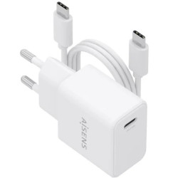 Cargador de Pared GaN Aisens ASCH-20W1P081-W/ 1xUSB Tipo-C/ | APLIUM