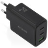 Cargador de Pared GaN Aisens ASCH-67W3P087-BK/ 2xUSB Tipo-C/ | APLIUM
