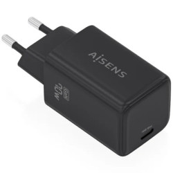Cargador de Pared GaN Aisens ASCH-70W1P089-BK/ 1xUSB Tipo-C/ | APLIUM