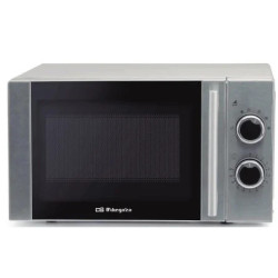 Microondas Orbegozo MI 2080/ 700W/ Capacidad 20L/ Plata | APLIUM
