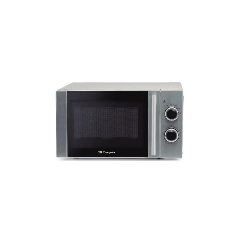 Microondas Orbegozo MI 2080/ 700W/ Capacidad 20L/ Plata | APLIUM