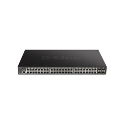 [Caja dañada] D-Link DGS 1250-52XMP - conmutador - 52 puertos - inteligente - montable en rack