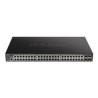[Caja dañada] D-Link DGS 1250-52XMP - conmutador - 52 puertos - inteligente - montable en rack