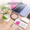 Cable USB 3.2 Tipo-C Nanocable 10.01.4301-L150/ USB Tipo-C M | APLIUM