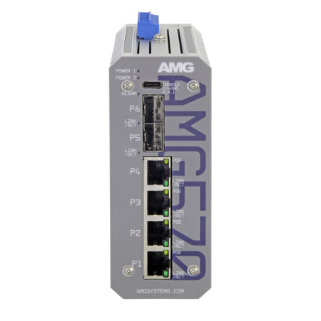 Industrial Managed Switch, 4x