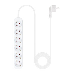 Regleta Nanocable 10.37.0006-NS/ 6 Tomas de Corriente/ Cable | APLIUM