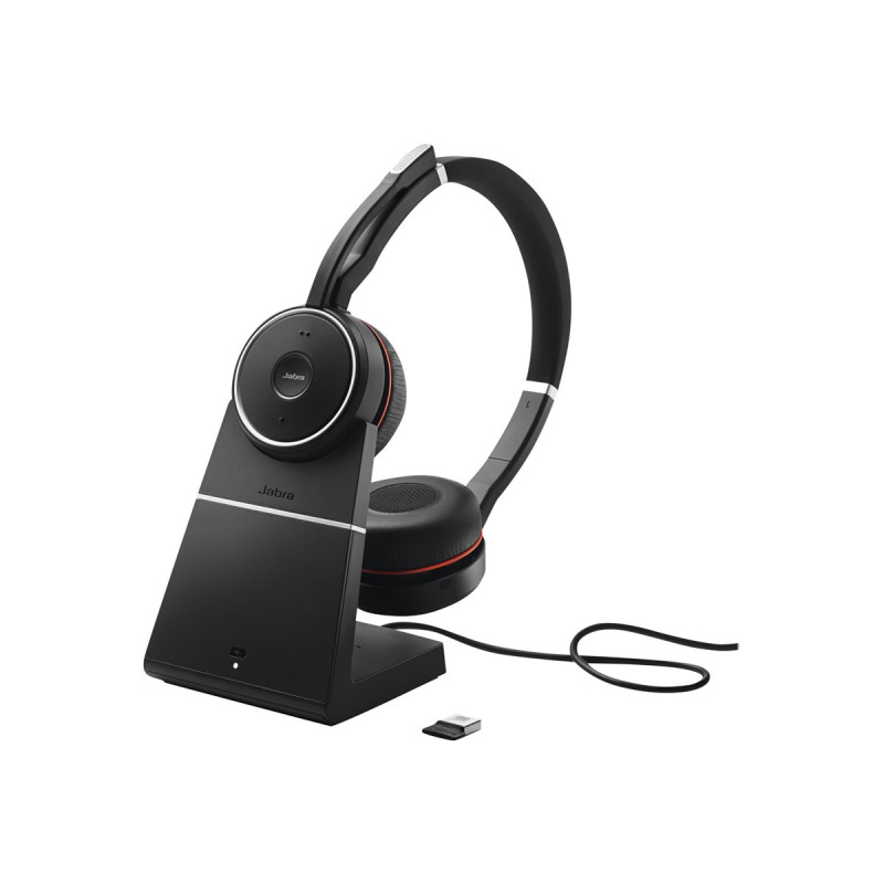 Jabra Evolve 75 Stereo Uc Incl Charging Stand And Link 370 | APLIUM