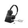 Jabra Evolve 75 Stereo Uc Incl Charging Stand And Link 370 | APLIUM