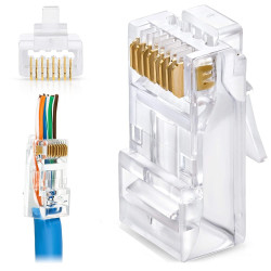 EQUIP 121174 - Cat.6A Rj45 Pass Through | APLIUM