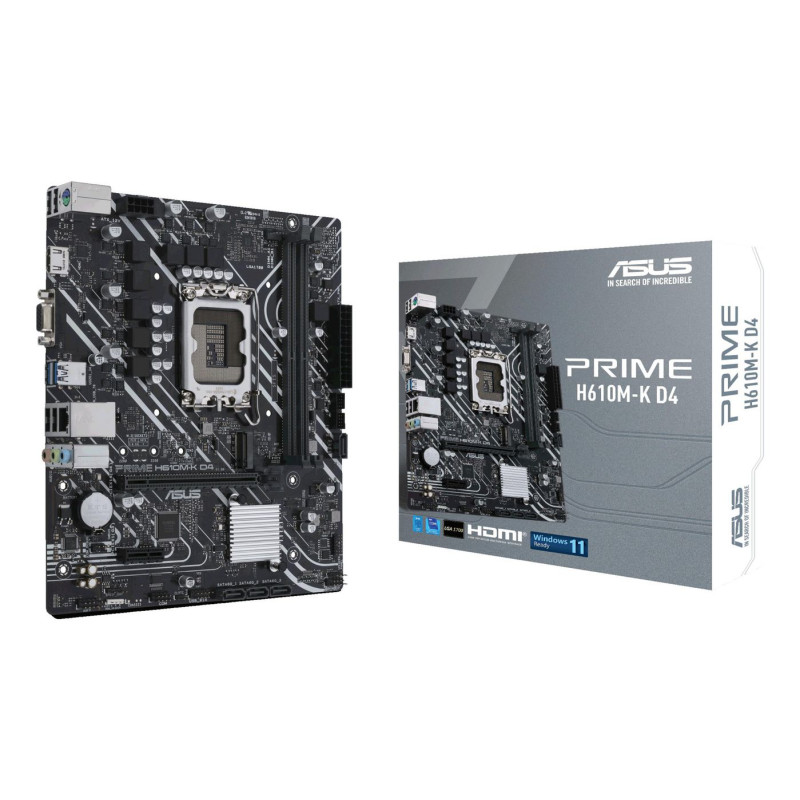 ASUS PRIME H610M-K D4 Intel H610 LGA 1700 micro ATX | APLIUM