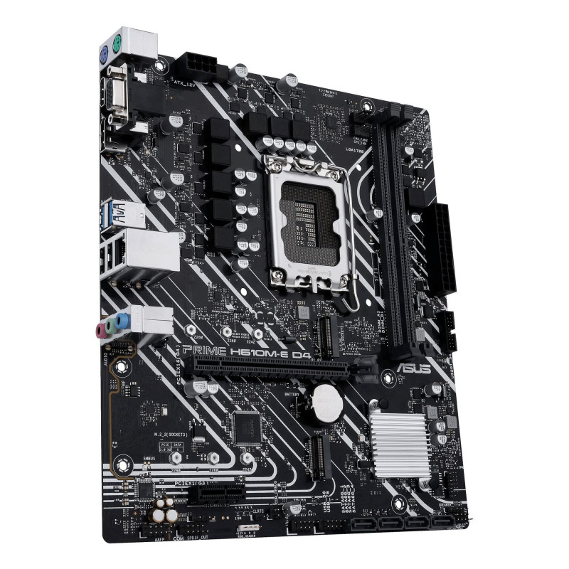 Placa Base Asus Prime H610M-E D4-CSM/ Socket 1700/ DDR4/ PCIe 4.0/ Mic