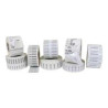 LABEL, POLYPROPYLENE, 44X19MM