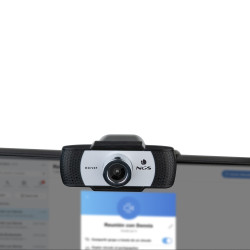 Webcam NGS Xpress Cam 720/ 1280 x 720 HD/ Blanco y Negro | APLIUM