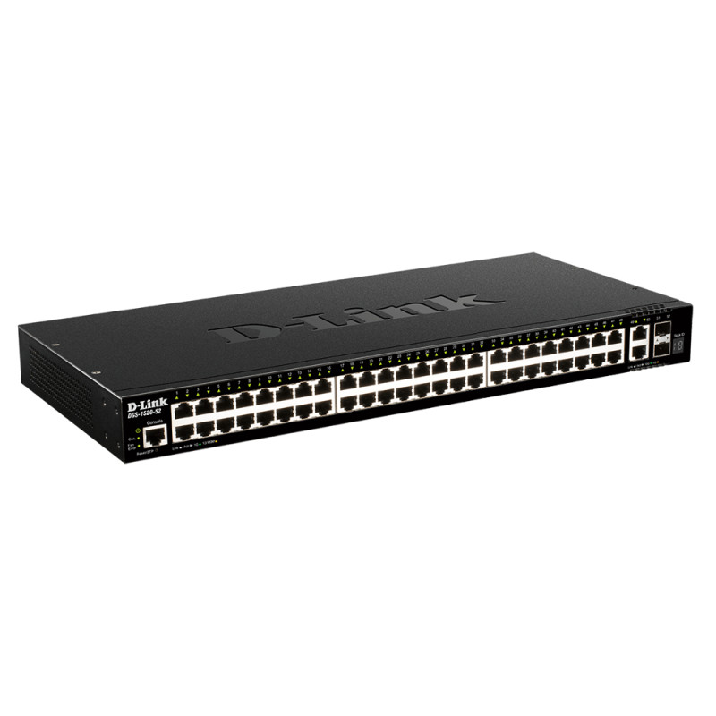 48 ports GE+2 10GE ports+2 SFP+Smar