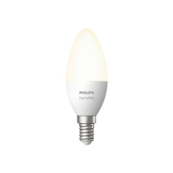[Caja abierta] Philips Hue White Single - bombilla LED - forma: vela - E14 - 5.5 W - luz blanca cálida - 2700 K