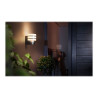 [Caja abierta] Philips Hue - lámpara de pared - bombilla LED - E27 - 9.5 W - luz blanca cálida - inox